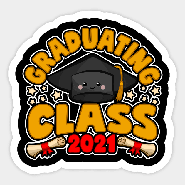 Graduating Class 2021 Sticker by thingsandthings